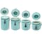 Blue Donuts Blue Donuts 4 Piece Ceramic Kitchen Food Storage Canisters With Spoons BD3931162 - alternate 3